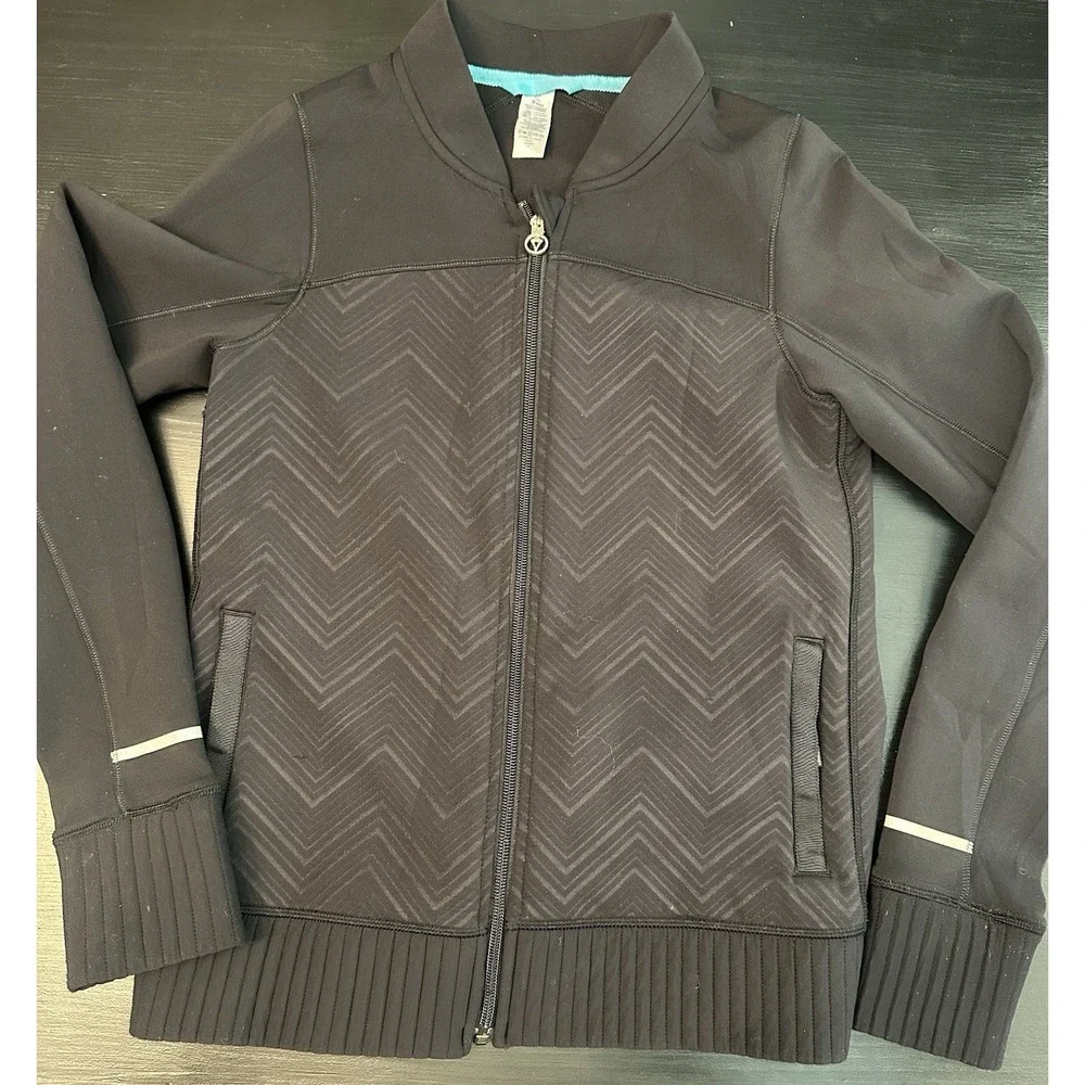 ivivva‎ by lululemon Black Zip Up Jacket* Size 14